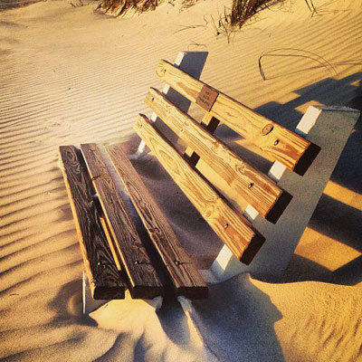 Landscape & Nature - Sandy Bench on the Beach