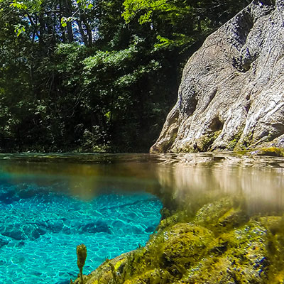 Landscape & Nature - Over/Under Spring Lagoon