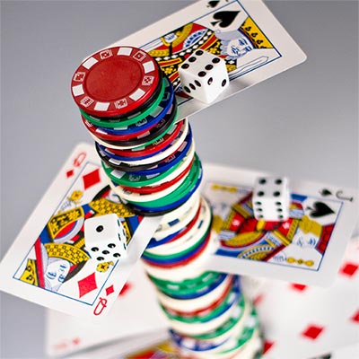 Still Life - Poker Chips and Cards