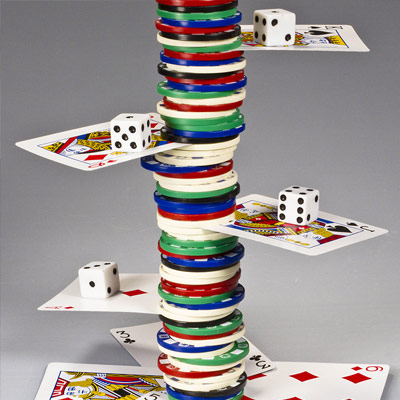 Still Life - Poker Chips and Cards
