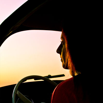Silhouette - Volkswagong at Sunset